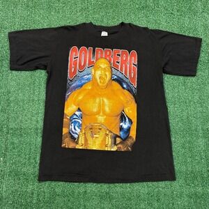 Vintage 90s Bay Club Goldberg WCW Rap T-shirt